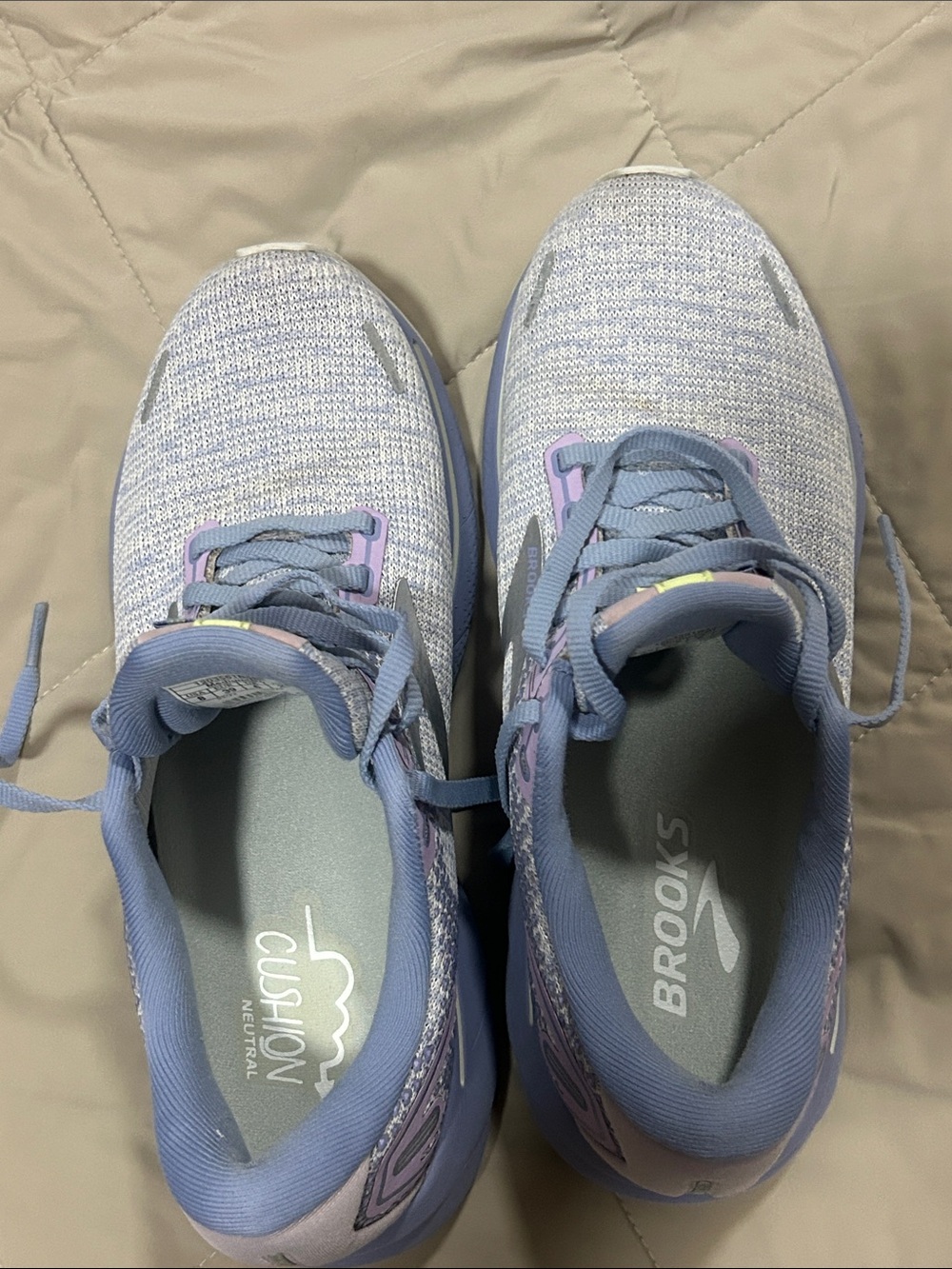 Brooks Women's Athletic Running Shoes — Light Purple and Light Blue